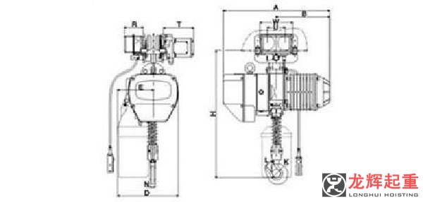環(huán)鏈電動葫蘆-3噸掛鉤式