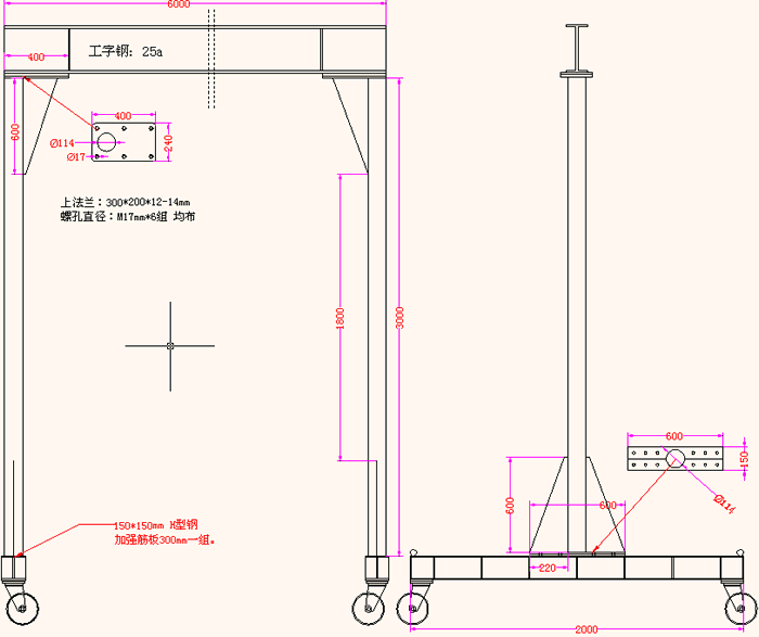 手推門式起重機(jī)